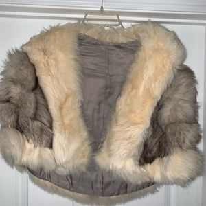 Real Mink Fur Stole Wrap